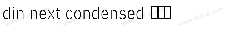 din next condensed字体转换 din next condensed字体转换